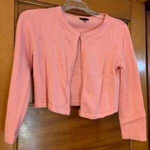 Talbots Soft Pink Knit Shrug Sweater
